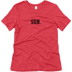 Ladies Relaxed Fit Super Soft Triblend Tee