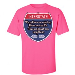 Unisex Ultra Cotton Safety Neon Crewneck Tee