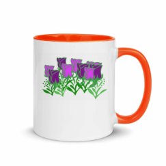 11oz Ceramic Mug with Color Inside