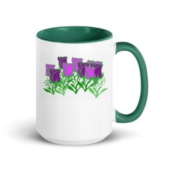 15oz Ceramic Mug with Color Inside