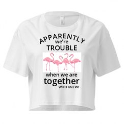 Ladies Festival Cali Crop Top Tee