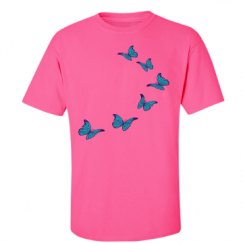 Unisex Ultra Cotton Safety Neon Crewneck Tee