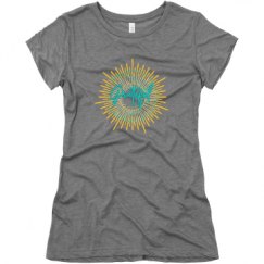 Ladies Slim Fit Super Soft Triblend Tee