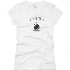 Ladies Slim Fit Basic Promo Jersey Tee