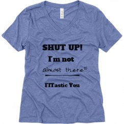 Ladies Relaxed Fit Super Soft Triblend V-Neck Tee