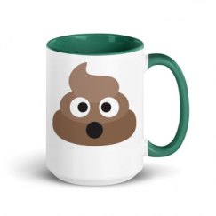 15oz Ceramic Mug with Color Inside