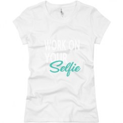 Ladies Slim Fit Basic Promo Jersey Tee