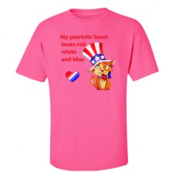 Unisex Ultra Cotton Safety Neon Crewneck Tee