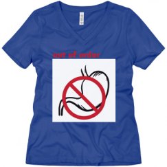 Ladies Relaxed Fit V-Neck Tee