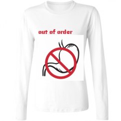 Ladies Relaxed Fit Basic Long Sleeve Tee