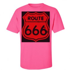 Unisex Ultra Cotton Safety Neon Crewneck Tee