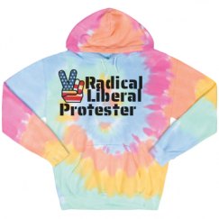 Unisex Tie-Dye Fleece Hoodie