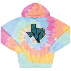 Unisex Tie-Dye Fleece Hoodie