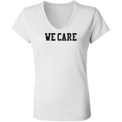 Ladies Slim Fit V-Neck Jersey Tee