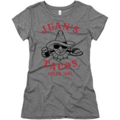 Ladies Slim Fit Super Soft Triblend Tee