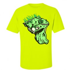 Unisex Ultra Cotton Safety Neon Crewneck Tee