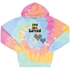 Unisex Tie-Dye Fleece Hoodie