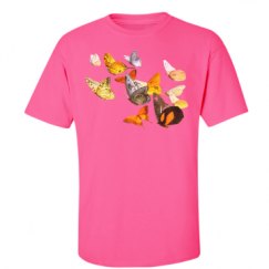 Unisex Ultra Cotton Safety Neon Crewneck Tee