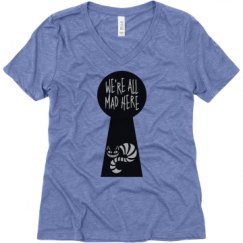 Ladies Relaxed Fit Super Soft Triblend V-Neck Tee