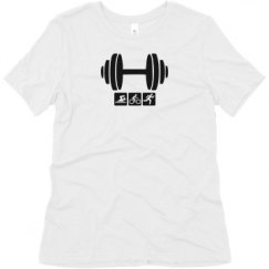 Ladies Relaxed Fit Super Soft Triblend Tee