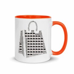 11oz Ceramic Mug with Color Inside