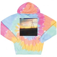 Unisex Tie-Dye Fleece Hoodie