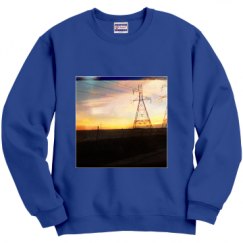 Unisex Film and Foil Crewneck Sweatshirt