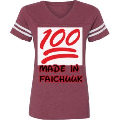 Ladies Relaxed Fit Vintage Sports Tee