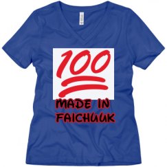 Ladies Relaxed Fit V-Neck Tee