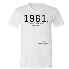 Unisex V-Neck Jersey Tee