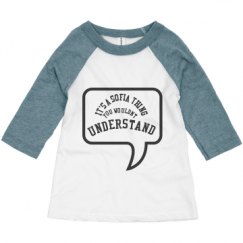Toddler 3/4 Sleeve Raglan Tee