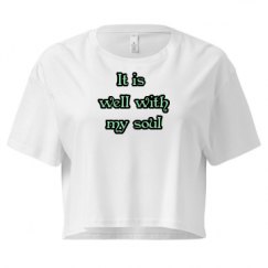 Ladies Festival Cali Crop Top Tee