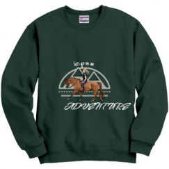 Unisex Film and Foil Crewneck Sweatshirt