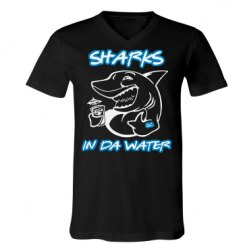 Unisex V-Neck Jersey Tee