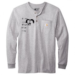 Unisex Carhartt Long Sleeve Henley Tee 