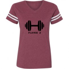 Ladies Relaxed Fit Vintage Sports Tee