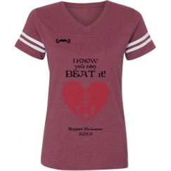 Ladies Relaxed Fit Vintage Sports Tee