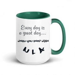 15oz Ceramic Mug with Color Inside
