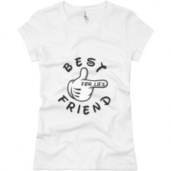 Ladies Slim Fit Basic Promo Jersey Tee