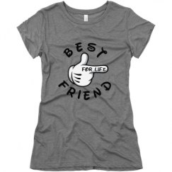 Ladies Slim Fit Super Soft Triblend Tee