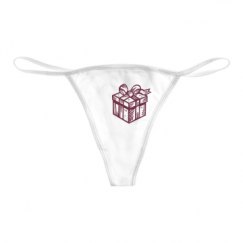 Basic White Thong Underwear