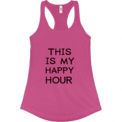 Ladies Slim Fit Racerback Tank Top