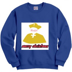 Unisex Film and Foil Crewneck Sweatshirt