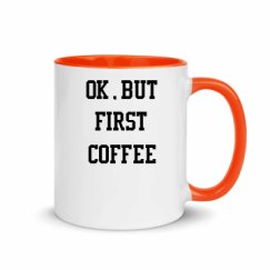 11oz Ceramic Mug with Color Inside