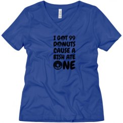 Ladies Relaxed Fit V-Neck Tee