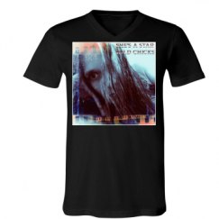 Unisex V-Neck Jersey Tee