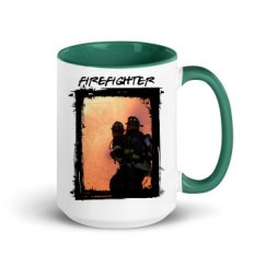 15oz Ceramic Mug with Color Inside