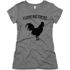 Ladies Slim Fit Super Soft Triblend Tee