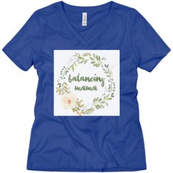 Ladies Relaxed Fit V-Neck Tee