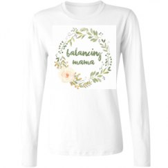 Ladies Relaxed Fit Basic Long Sleeve Tee